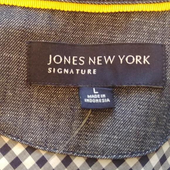 NWT, JONES NEW YORK SIGNATURE, SHIRT size L - Picture 8 of 12